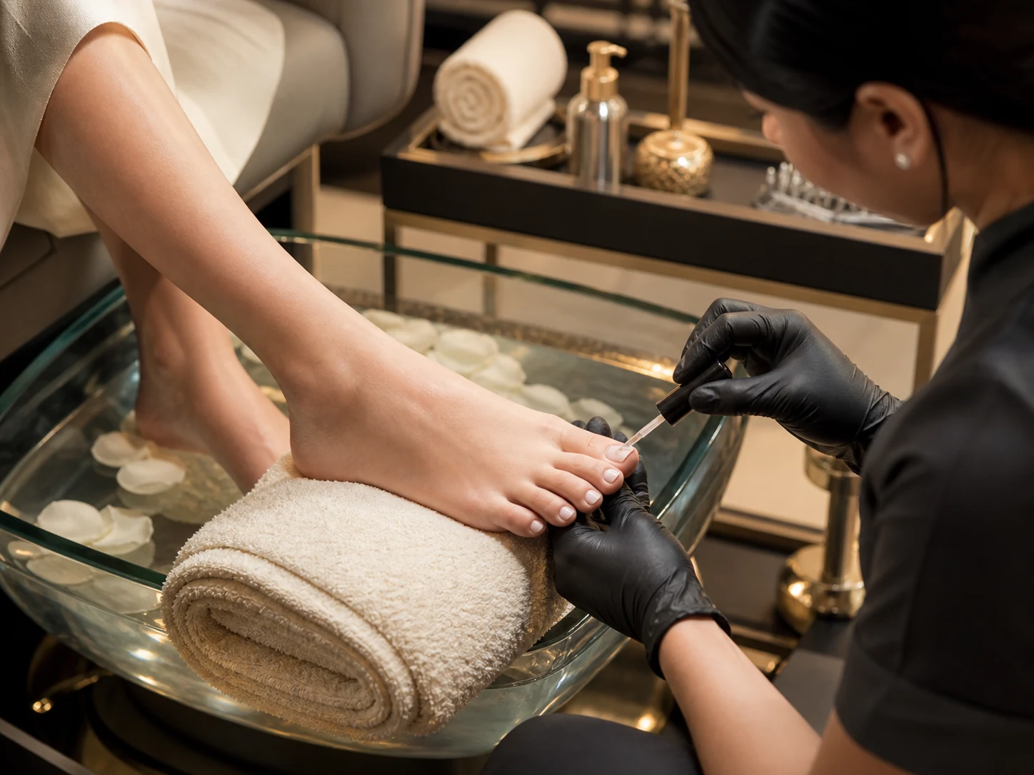 Special Shellac Deluxe Pedicure at Love Nails Beauty and Spa