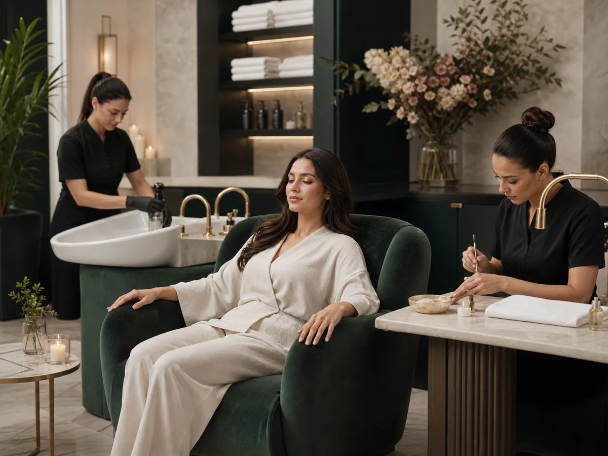 Head spa, facial, lash, waxing, manicure, pedicure, and nail services at Love Nails