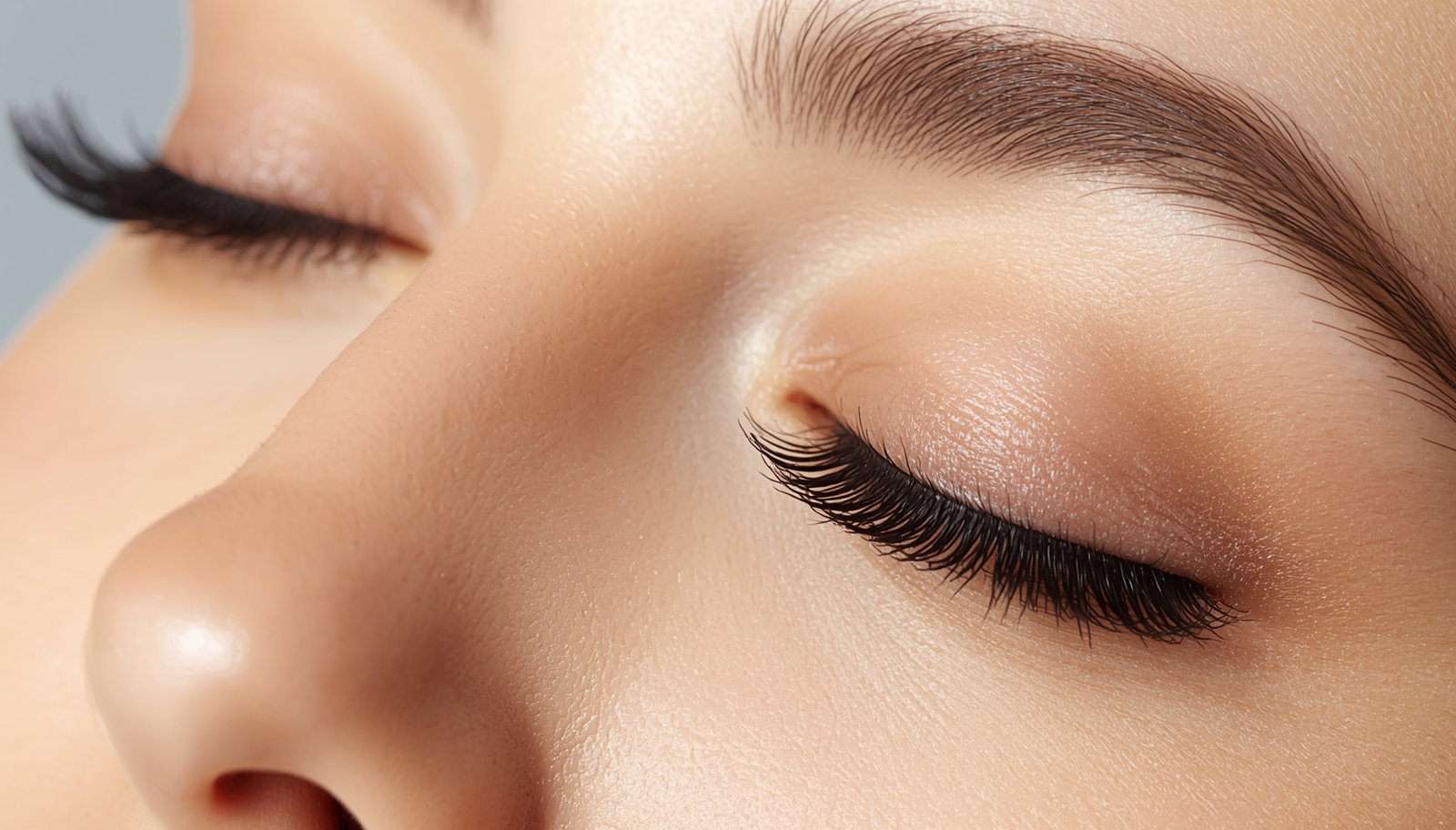 Lash and brow services at Love Nails